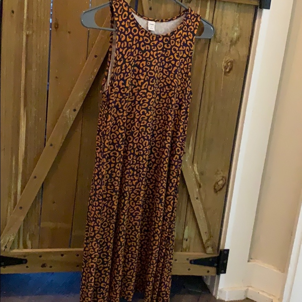 Cheetah Print Sleeveless Dress